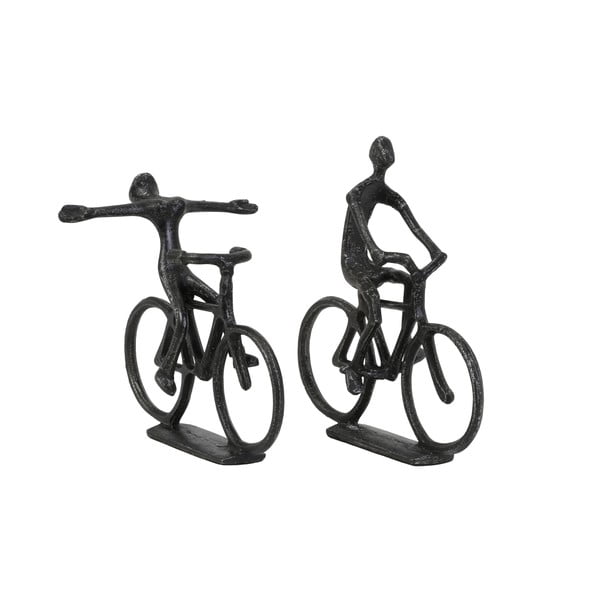 Метални статуетки в комплект от 2 броя Cyclists - Light & Living