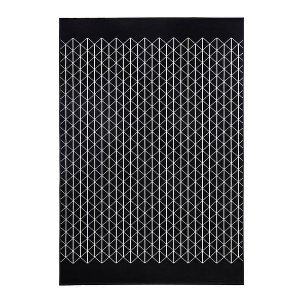 Черен килим , 70 x 140 cm Twist - Zala Living