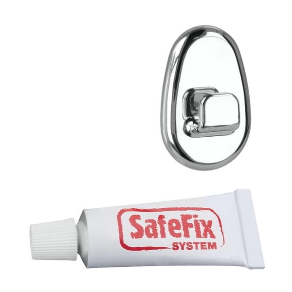 Комплект от 2 куки и лепило Silver Safefix - Metaltex