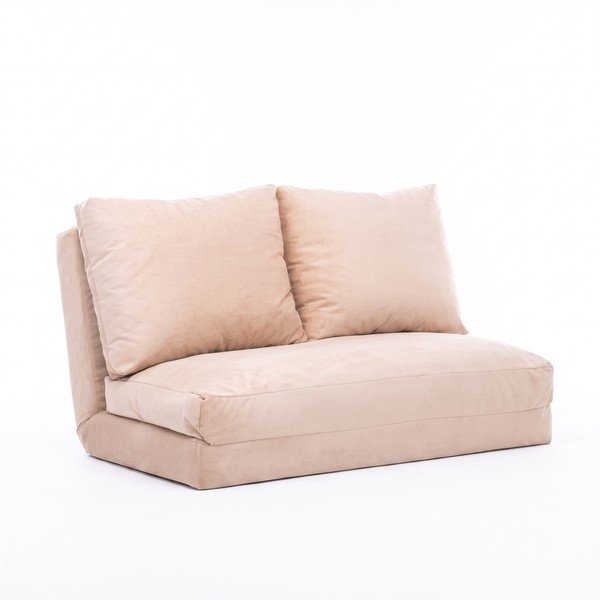 Кремав разтегателен диван 120 cm Taida – Balcab Home