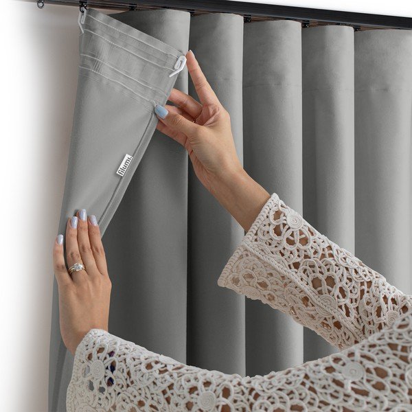 Сива затъмняваща завеса 200x300 cm Velto – Filumi-image-4