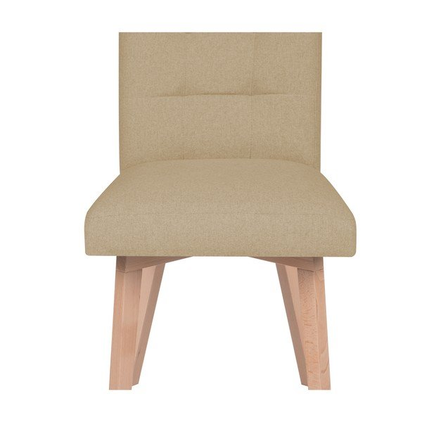 Бежов трапезен стол Tulip - Mazzini Sofas-image-4