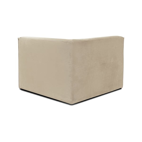 Бежов велурен диван модул Sting - Scandic-image-3