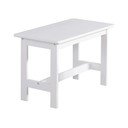 Бяла детска маса, изработена от масивна борова дървесина Baby - Pinio