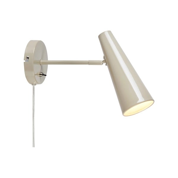 Сиво-бежова стенна лампа за контакт Peak – Markslöjd