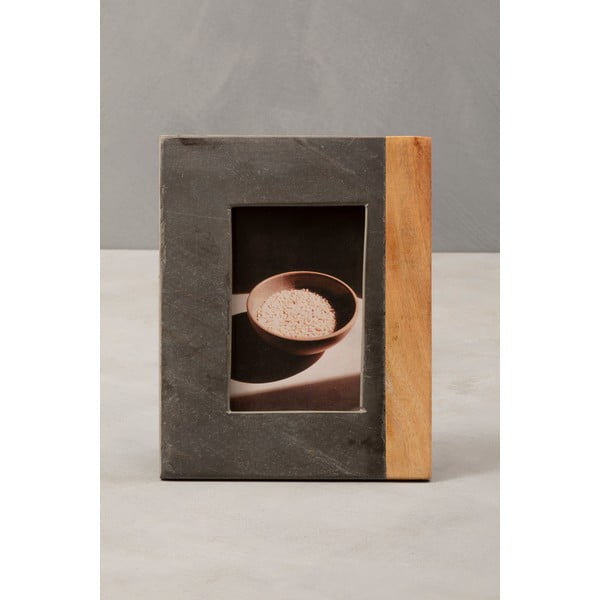 Сива каменна рамка 18x23 cm Kata - Premier Housewares-image-1