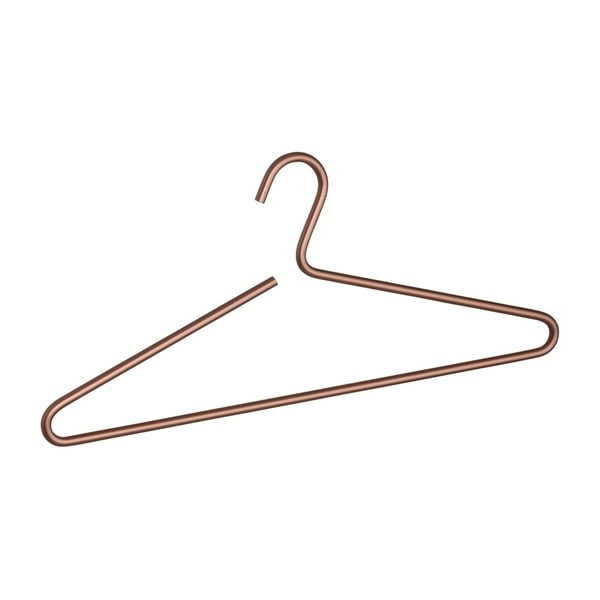 Алуминиева закачалка за дрехи в меден цвят Lux - Wenko-image-1