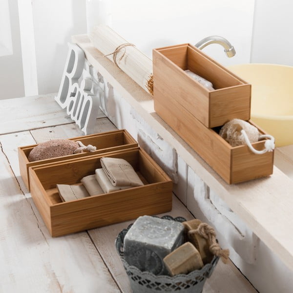 Бамбуков органайзер Woody, 30 x 15 x 6,35 cm - Compactor-image-2