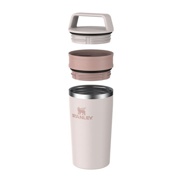 Светлорозова термочаша от неръждаема стомана 350 ml Café-To-Go Rose Quartz – Stanley-image-3