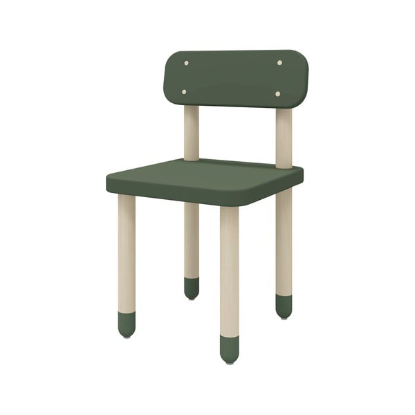 Зелен детски стол Dots - Flexa