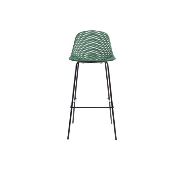 Тъмнозелен бар стол с диамантена мрежа - Leitmotiv
