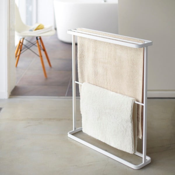 Бяла стойка за кърпи Tower - YAMAZAKI-image-1