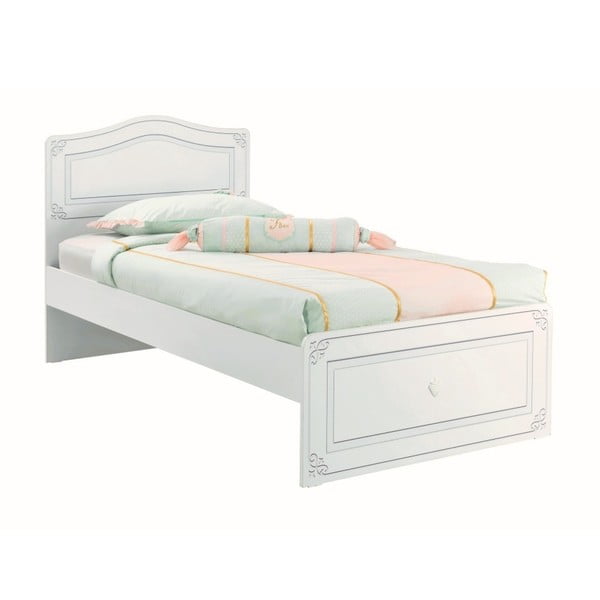 Бяло единично легло Selena Bed, 100 x 200 cm - Unknown