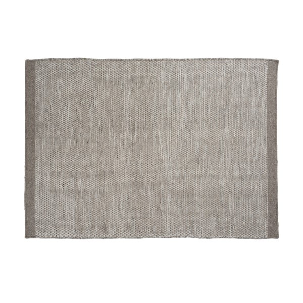 Vlněný koberec Asko 80x250 cm, světle šedý