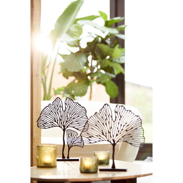 Метална статуя (височина 48 cm) Leaf – Light & Living-image-1