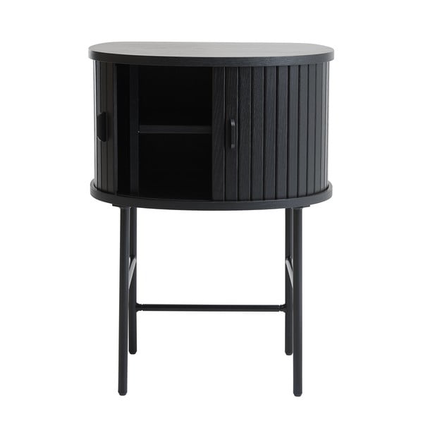 Черно нощно шкафче Nola – Unique Furniture-image-2