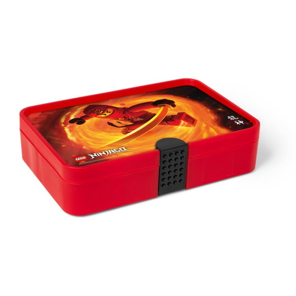 Červený úložný box s přihrádkami LEGO® Ninjago