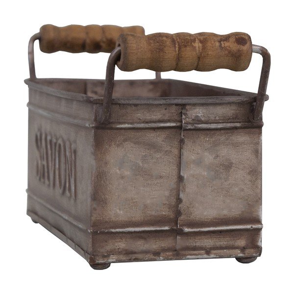 Тъмносив метален дозатор за сапун - Antic Line-image-1