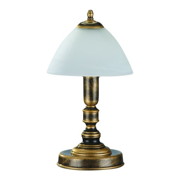 Настолна лампа със син абажур Silver - Glimte