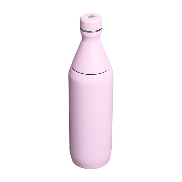 Розова термо бутилка от неръждаема стомана 600 ml All Day Slim Bottle Cherry Blossom Gloss – Stanley-image-1