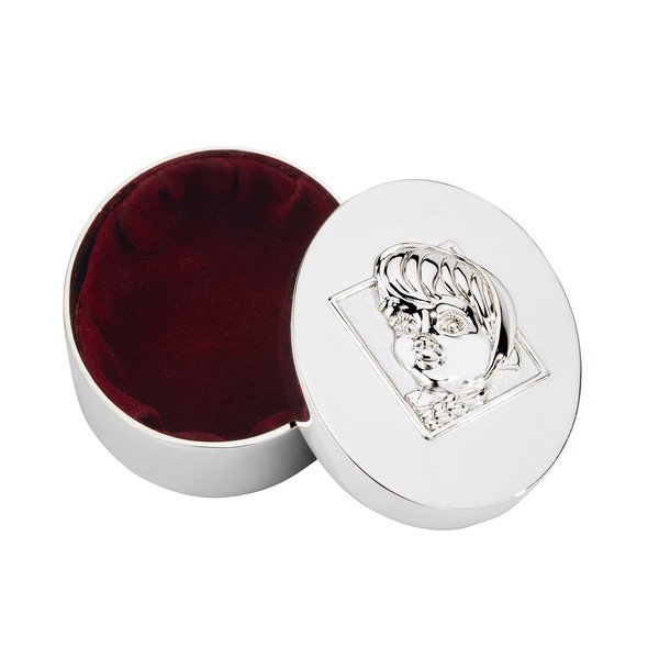 Krabička na první zoubek/první kučeru Little Red, postříbřené-image-1