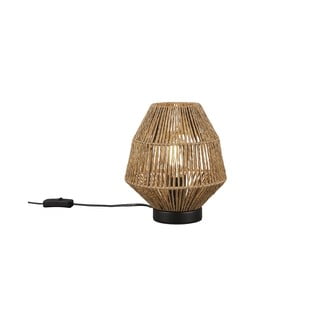 Кафява настолна лампа (височина 20 cm) Miki - Trio