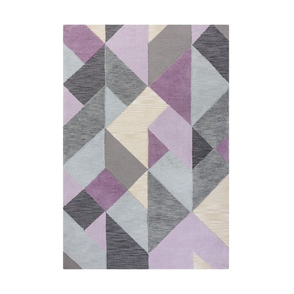 Сив и лилав килим , 120 x 170 cm Icon - Flair Rugs
