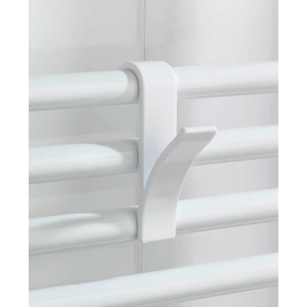 Комплект от 2 бели куки за кърпи - Wenko Radiator-image-2