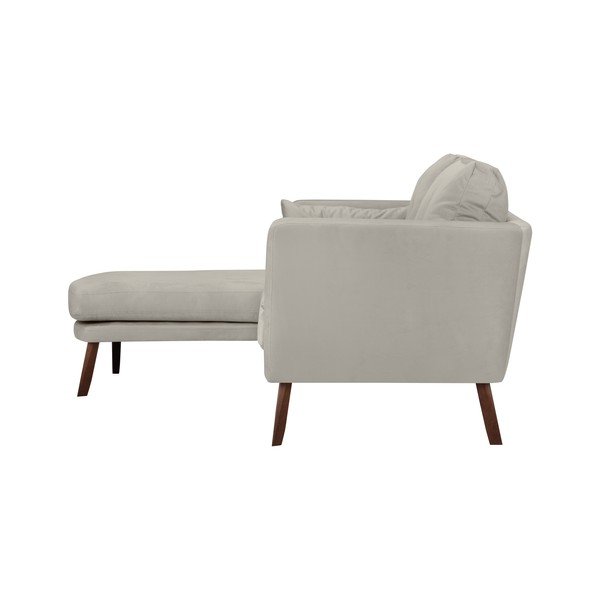Светлобежов триместен диван Елена, с шезлонг в левия ъгъл - Mazzini Sofas-image-4