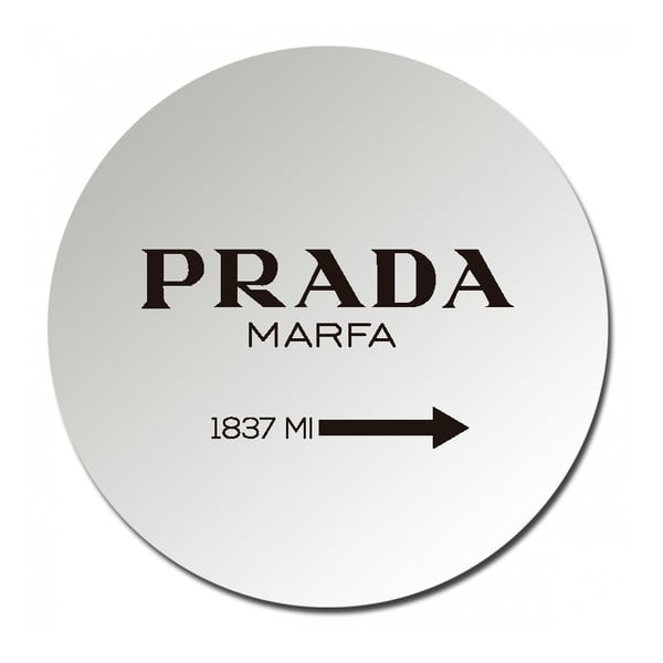 Кръгло огледало Prada, ø 25 cm - Little Nice Things