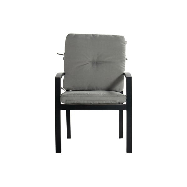 Сив градински метален стол Rosario – Hartman-image-2