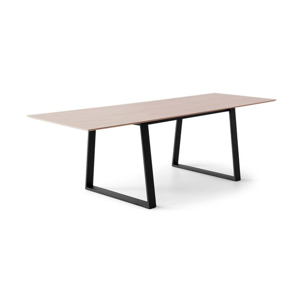 Сгъваема трапезна маса с дъбов плот в естествен цвят 100x210 cm Meza – Hammel Furniture-image-1