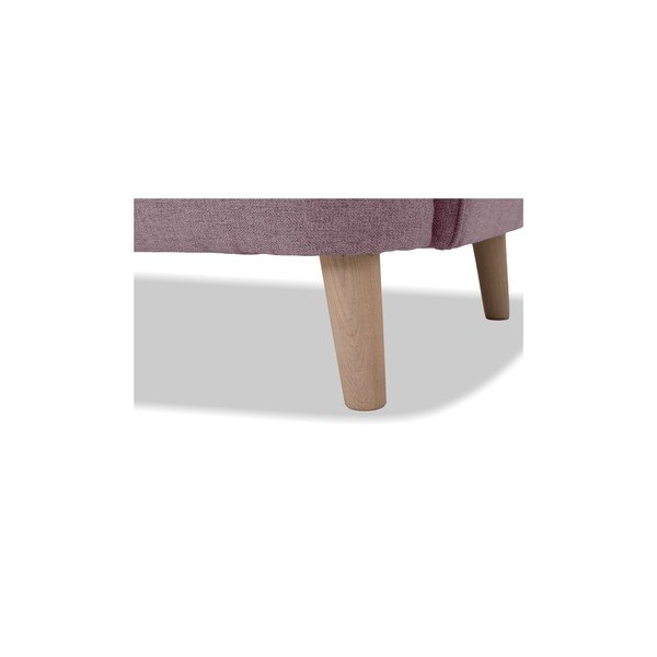 Růžová  trojmístná pohovka Vivonita Eden -image-3