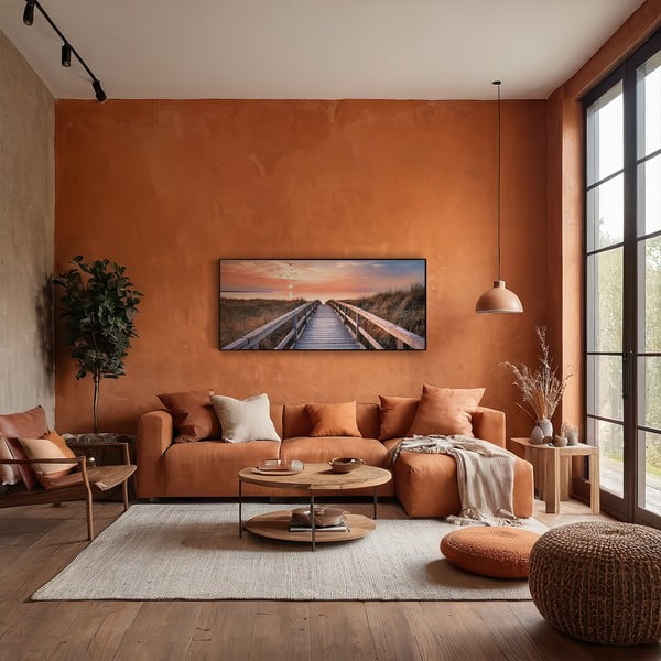 Картина 150x60 cm Beach Footbridge – knor-image-1