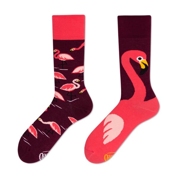 Розови чорапи Фламинго, размер 35-38 - Many Mornings