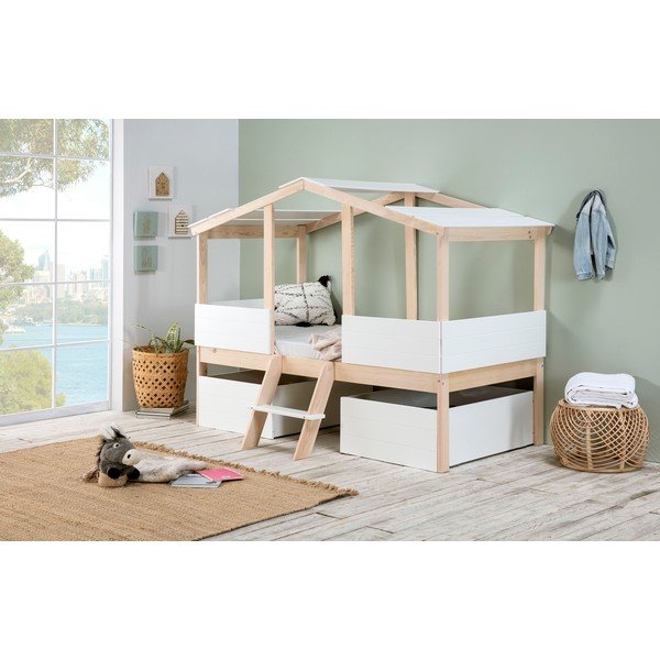 Бели чекмеджета под детското легло 2 бр. Parma - Marckeric-image-4