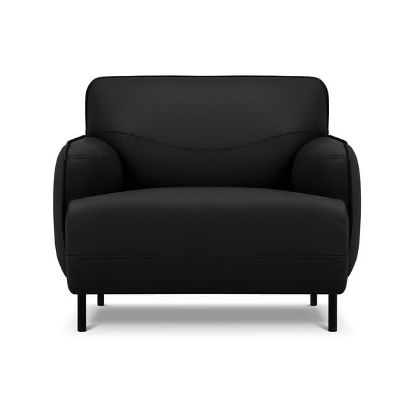 Кресло от черна кожа Neso - Windsor & Co Sofas