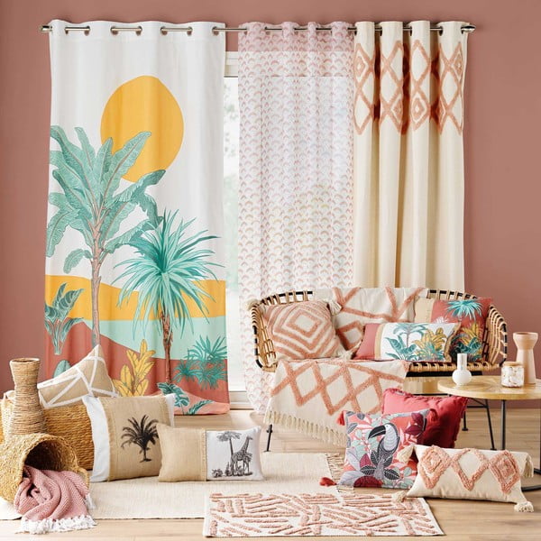 Розово-кремав килим подходящ за пране 60x90 cm Athena – douceur d'intérieur-image-1