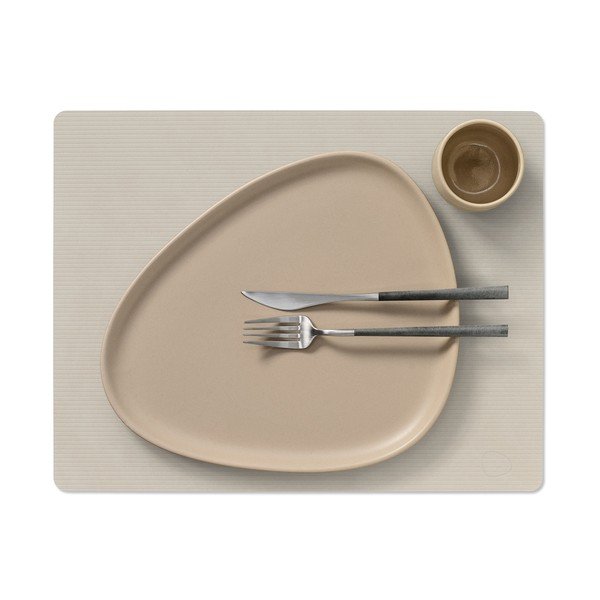 Подложка за хранене от еко кожа 35x45 cm Square L Corduroy – LIND DNA-image-1