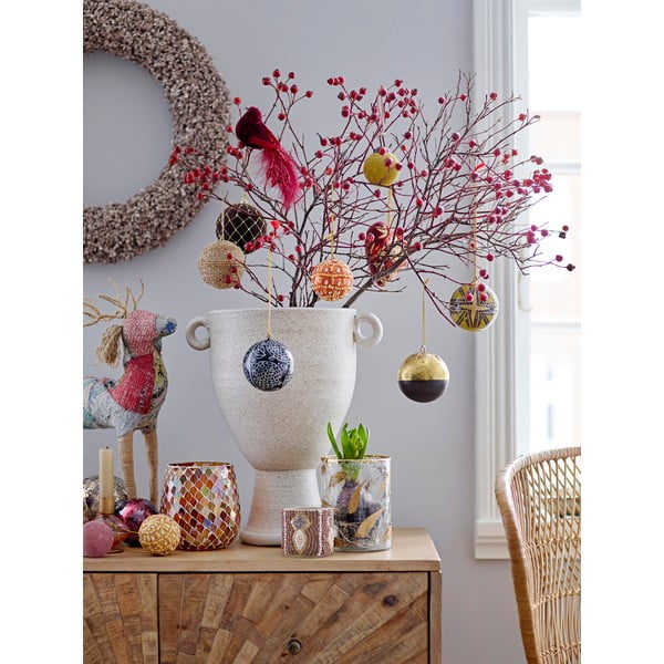 Стъклени коледни орнаменти в комплект от 2 Petri - Bloomingville-image-2