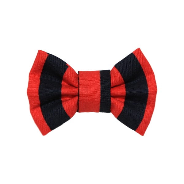 Červeno-černý charitativní psí motýlek Funky Dog Bow Ties, vel. S
