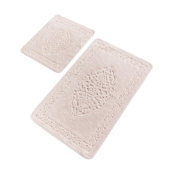 Комплект от 2 розови памучни килима за баня Elite Powder - Confetti Bathmats