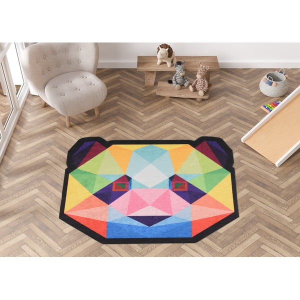 Детски килим подходящ за пране ø120 cm Rainbow Panda – Vitaus-image-1