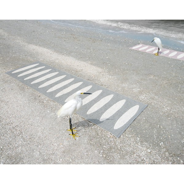 Сива пътека за открито и закрито 70x150 cm Ella Warm Grey – Pappelina-image-3