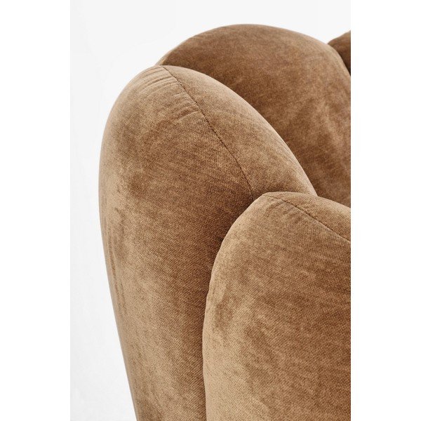 Кафяво кресло Tulip – Bizzotto-image-1