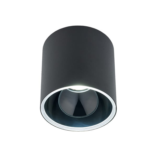 Черна лампа за таван с метален абажур 13x13 cm Arch - Markslöjd