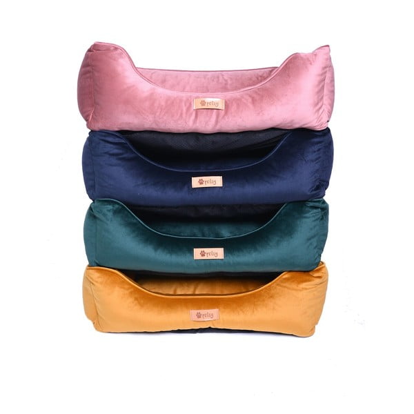 Кадифено легло в златист цвят 65x50 cm Royal - Petsy-image-2