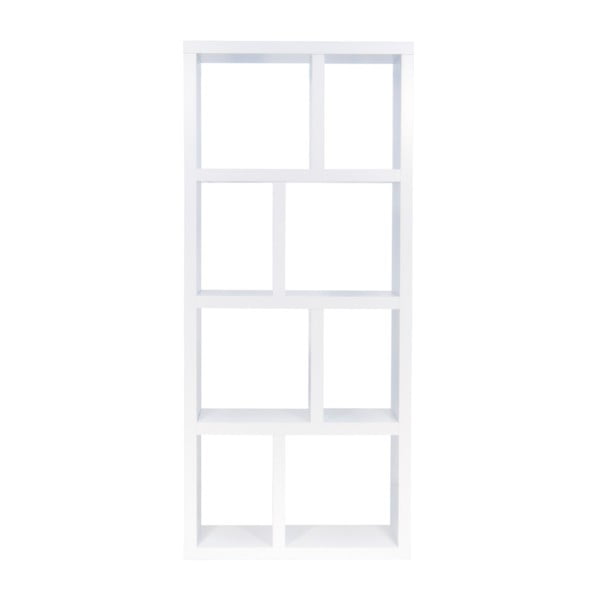 Бял шкаф за книги 70x159 cm Berlin - TemaHome