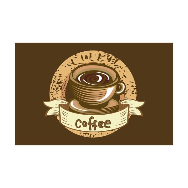 Obraz Grunge Coffee, 80x60 cm