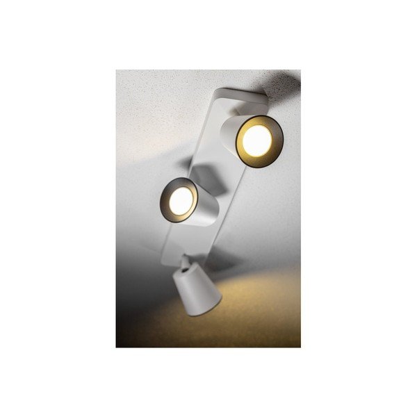 Бяло осветително тяло за таван с метален абажур 9x53 cm Elli – GTV-image-1